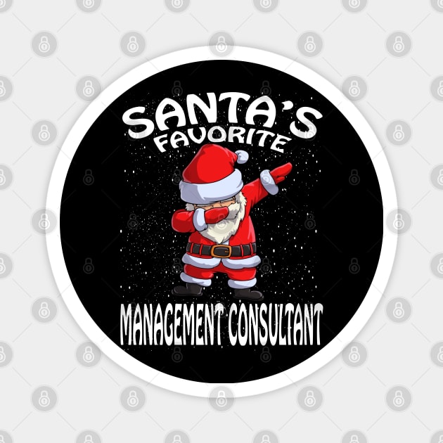 Santas Favorite Management Consultant Christmas Magnet by intelus